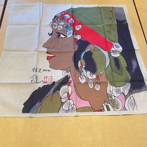 Ho-Am Art Museum Painted Cloth (NWOT)